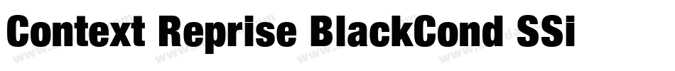 Context Reprise BlackCond SSi Normal字体转换